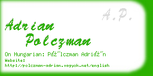 adrian polczman business card